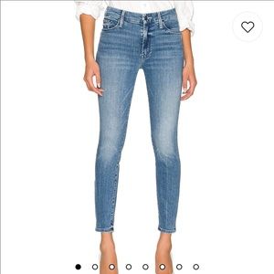 EUC Mother Looker Ankle Fray Jeans